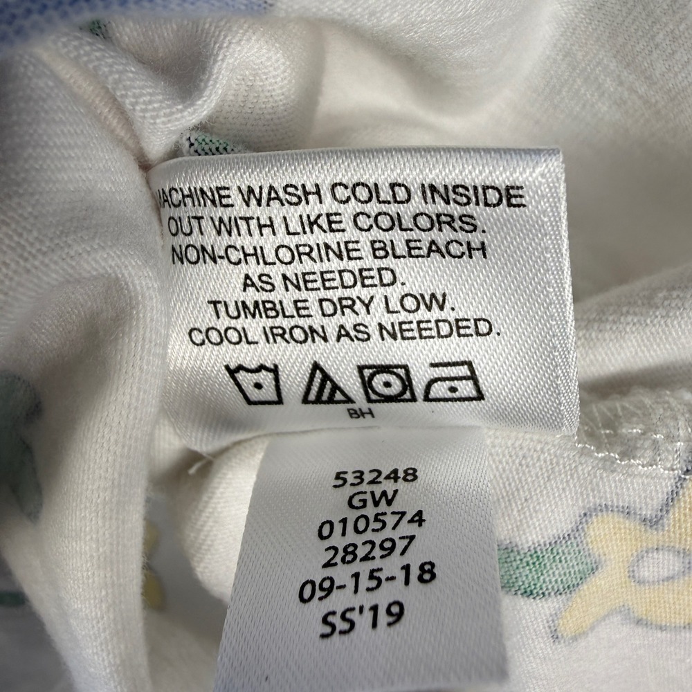 Hanna Andersson Girls Top Size 10 140cm Floral Cotton Peplum Shirt Cottagecore - Picture 5 of 5